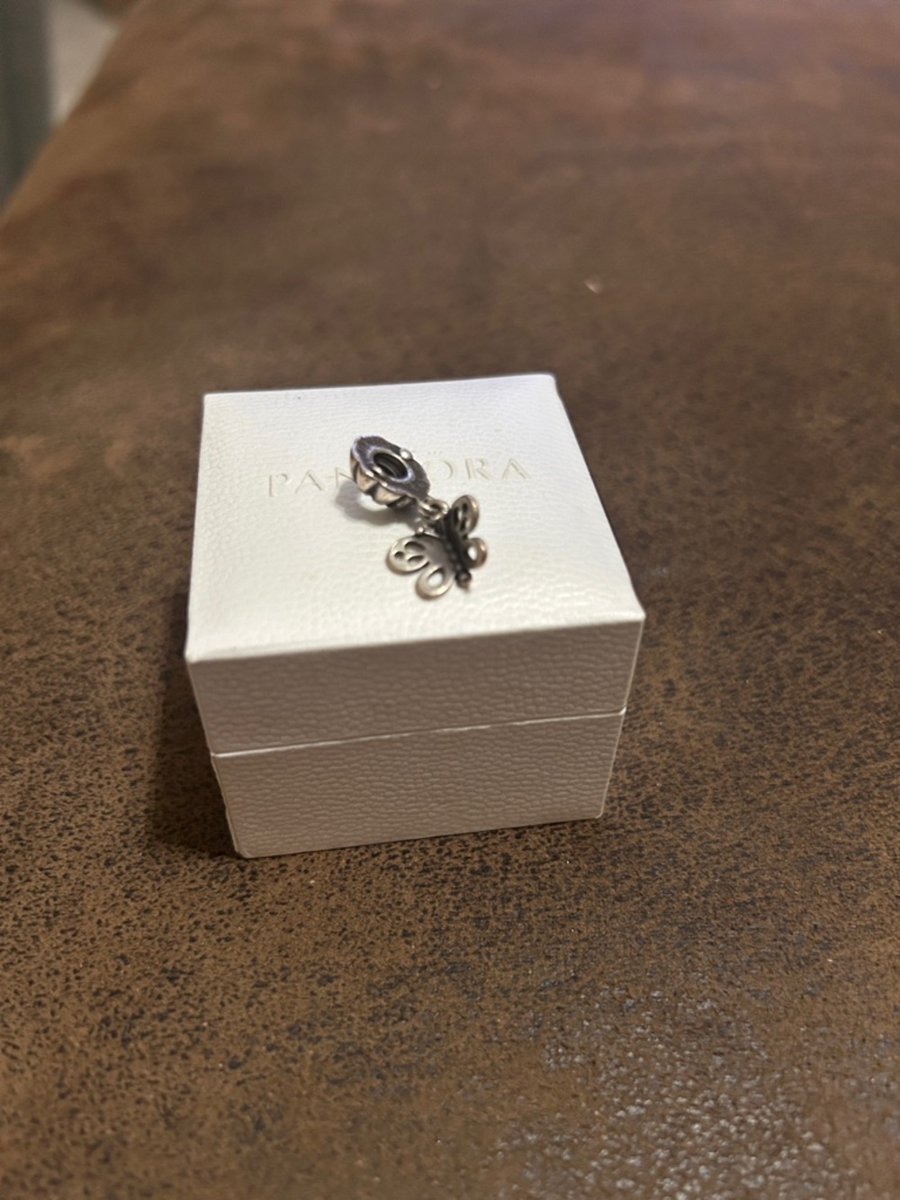 Pandora Silver Butterfly Dangle Charm - Silver